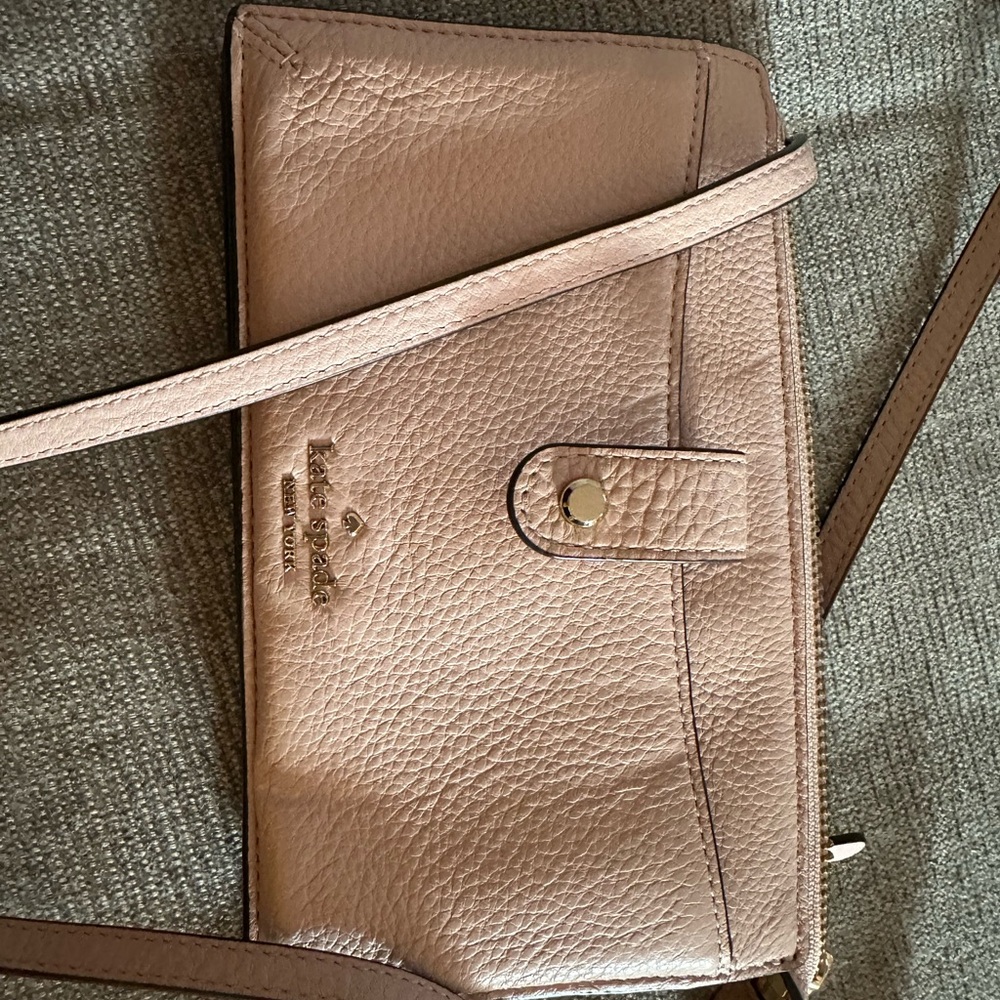 Kate Spade Blush Pink Leather Crossbody Bag